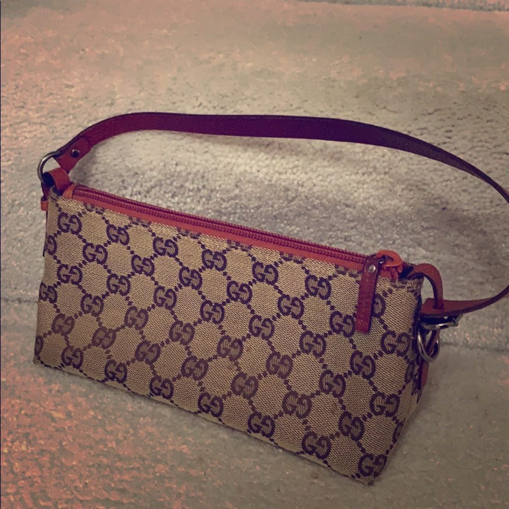Gucci beige canvas mini bag